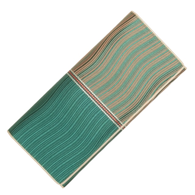 伝統工芸 博多織波筬(なみおさ)長財布